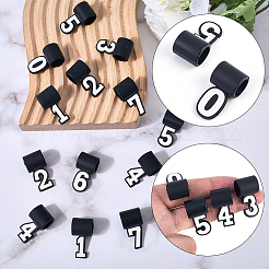 20Pcs 10 Styles Silicone Pendants&nbsp;SIL-SC0002-94