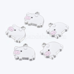 Zinc Alloy Enamel Pendants&nbsp;X-ENAM-22X18-2