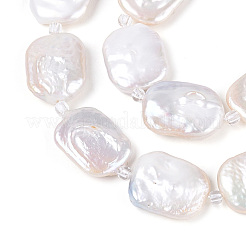 Natural Baroque Keshi Pearl Beads Strands&nbsp;X-PEAR-D07-03