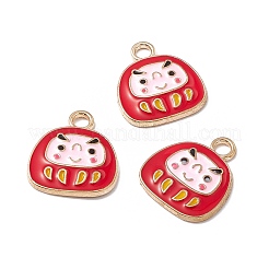 Alloy Enamel Pendants&nbsp;ENAM-H039-04G-C