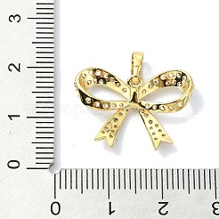 Rack Plating Brass Pave Cubic Zirconia Pendants&nbsp;KK-M282-27G
