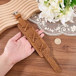 Imitation Leather Cord Bracelets for Men&nbsp;BJEW-CL0001-55B