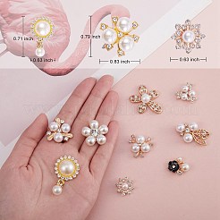 20Pcs 10 Style Alloy Cabochons&nbsp;FIND-SZ0001-59