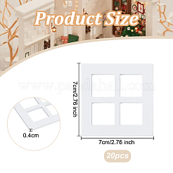 Mini Wood Dollhouse Window Furniture Accessories&nbsp;AJEW-WH0567-99