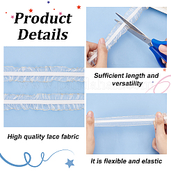 14M Polyester Flat Ruffled Elastic Cord&nbsp;EC-FG0001-03B