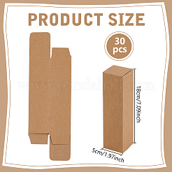 Kraft Paper Packing Boxes for Essential Oil Gift&nbsp;LS-CON-WH0107-59A-01
