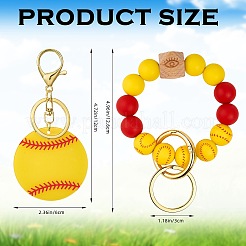 Silicone Beads Pendant Decoration&nbsp;KEYC-SW00016-04