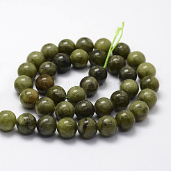 Natural Chinese Jade Beads Strands&nbsp;X-G-F363-10mm
