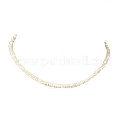 Natural Cultured Freshwater Pearl Rondelle Beaded Necklaces for Women&nbsp;NJEW-JN05435
