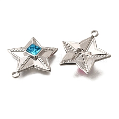 304 Stainless Steel Pendants&nbsp;STAS-Q346-08P