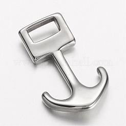 Non-Tarnish 304 Stainless Steel Anchor Hook Clasps&nbsp;STAS-D166-14P