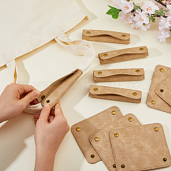 10Pcs Imitation Leather Luggage Handle Wraps&nbsp;AJEW-FH0008-91D