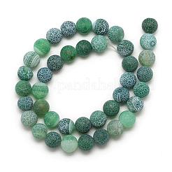 Natural Weathered Agate Bead Strands&nbsp;G-S237-8mm-06