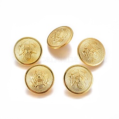 Alloy Shank Buttons&nbsp;BUTT-WH0014-09A