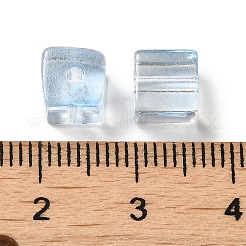 Two Tone Transparent Glass Beads&nbsp;GLAA-NH0001-03B