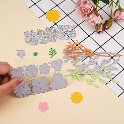 3Pcs 3 Style Leaf & Flower Frame Carbon Steel Cutting Dies Stencils&nbsp;DIY-SZ0004-18