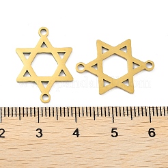 Ion Plating(IP) 201 Stainless Steel Connector Charms&nbsp;STAS-A090-23G