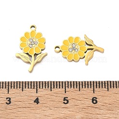304 Stainless Steel Enamel Pendants&nbsp;STAS-F347-14G