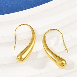 304 Stainless Steel Teardrop Dangle Earrings&nbsp;EJEW-S272-06G