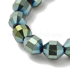 Electroplated Synthetic Non-magnetic Hematite Beads Strands&nbsp;G-I364-L01-06