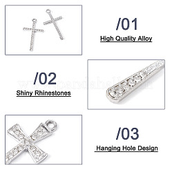 32Pcs 8 Styles Religion Themed Alloy Pendants&nbsp;FIND-TA0002-56