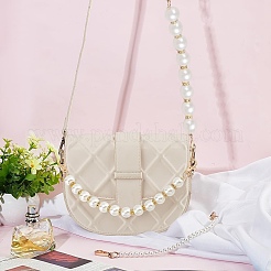 3Pcs 3 Style ABS Plastic Imitation Pearl Beaded Bag Handles&nbsp;DIY-PH0013-29