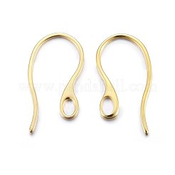 304 Stainless Steel Earring Hooks&nbsp;X-STAS-O110-19G