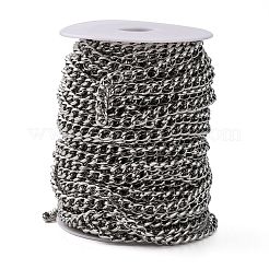 Tarnish Resistant 304 Stainless Steel Curb Chains&nbsp;STAS-O076-18