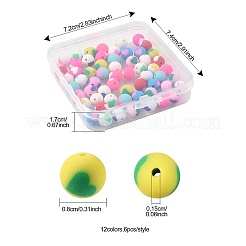 72Pcs 12 Colors Handmade Polymer Clay Beads&nbsp;CLAY-FS0001-43
