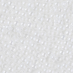 6/0 Imitation Jade Glass Seed Beads&nbsp;SEED-N004-006-01