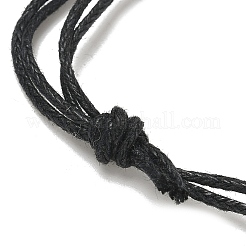 Natural Cowrie Shell Braided Bead Bracelet&nbsp;BJEW-PH01648-02