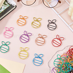 100Pcs 10 Colors Iron Paper Clips&nbsp;AJEW-FH0006-77