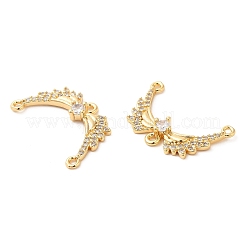 Brass Micro Pave Cubic Zirconia Chandelier Component Links&nbsp;KK-F855-18G