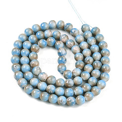 Baking Paint Glass Beads Strands&nbsp;DGLA-N008-10mm-06
