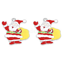 Rack Plating Alloy Enamel Pendants&nbsp;LS-ENAM-N060-04P