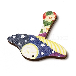Printed Wooden Pendants&nbsp;WOOD-B007-01A