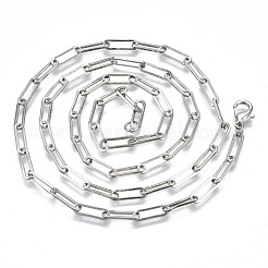 Brass Paperclip Chains&nbsp;MAK-S072-14C-P
