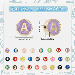 2Sets Alloy Enamel Beads&nbsp;ENAM-SC0005-10