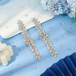 2Pcs Zinc Alloy with Rhinestone Sew on Appliques&nbsp;PATC-FG0002-19