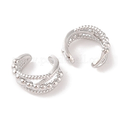 Brass Cuff Earrings for Women&nbsp;EJEW-I305-14P