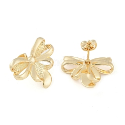 Brass Stud Earrings for Women&nbsp;EJEW-S225-12G-02