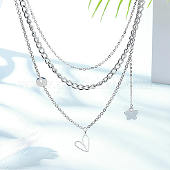20Pcs 304 Stainless Steel Pendants&nbsp;STAS-UN0049-25