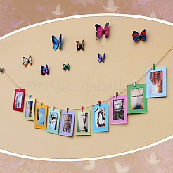 2 Sets Vertical Design Rectangle Picture Frame DIY Hanging Kit&nbsp;HJEW-GF0001-27