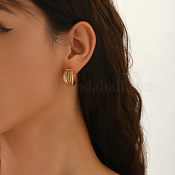 Brass Ring Hoop Earrings&nbsp;CL2799