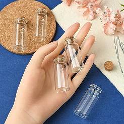 100Pcs 2 Styles Glass Cork Bead Containers&nbsp;CON-YW0001-61