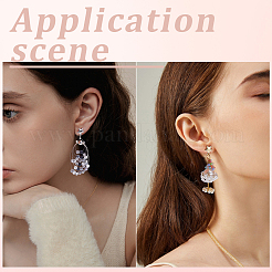 40Pcs 2 Colors Star Alloy Stud Earring Findings&nbsp;FIND-SP0005-60C