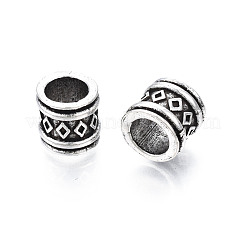 Rack Plating Alloy European Beads&nbsp;MPDL-N039-192