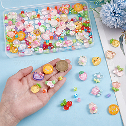 Resin Cabochons & Acrylic Beads Findings Kits&nbsp;DIY-ME0002-58