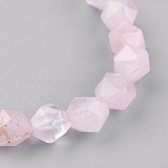 Natural Rose Quartz Stretch Bracelets&nbsp;BJEW-JB03950-03