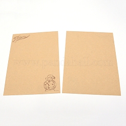 Kraft Paper Letter Paper&nbsp;DIY-WH0204-56